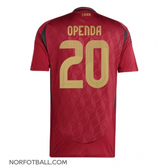 Billige Fotballdrakt Belgia Lois Openda #20 Replika Hjemmedrakt EM 2024 Kortermet